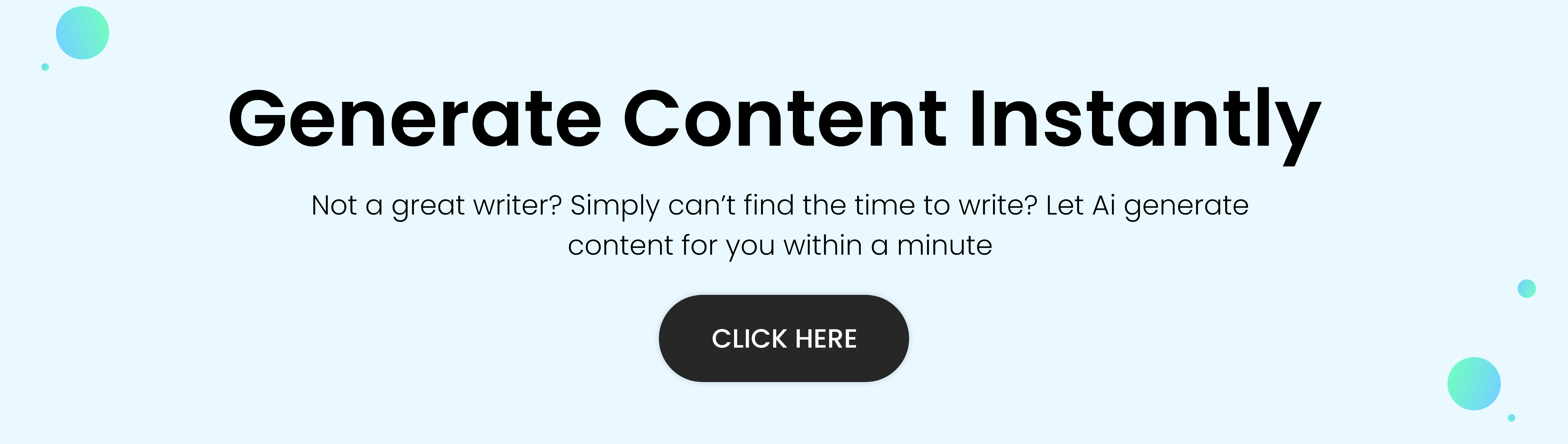 Ai Content Generator tool